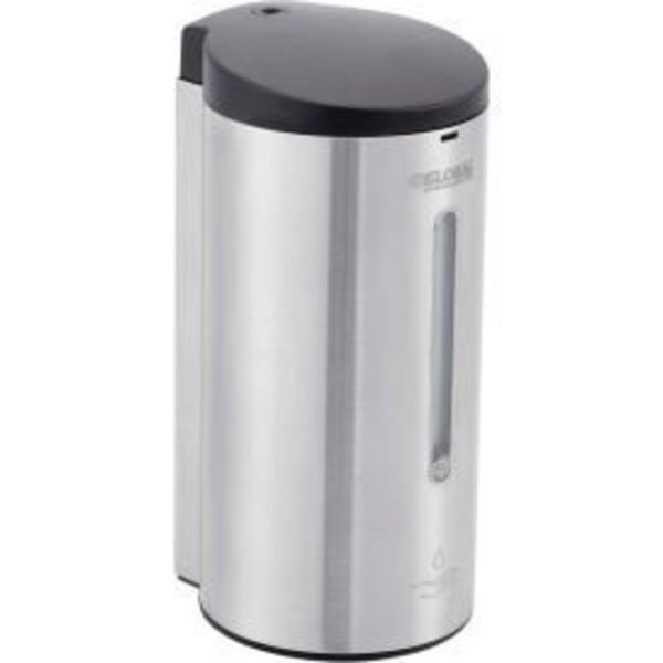 Global Equipment Global Industrial„¢ Automatic Liquid Soap/Sanitizer Dispenser, 700 ml, Stainless Steel AK1205